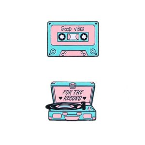Retro Music Pin Set