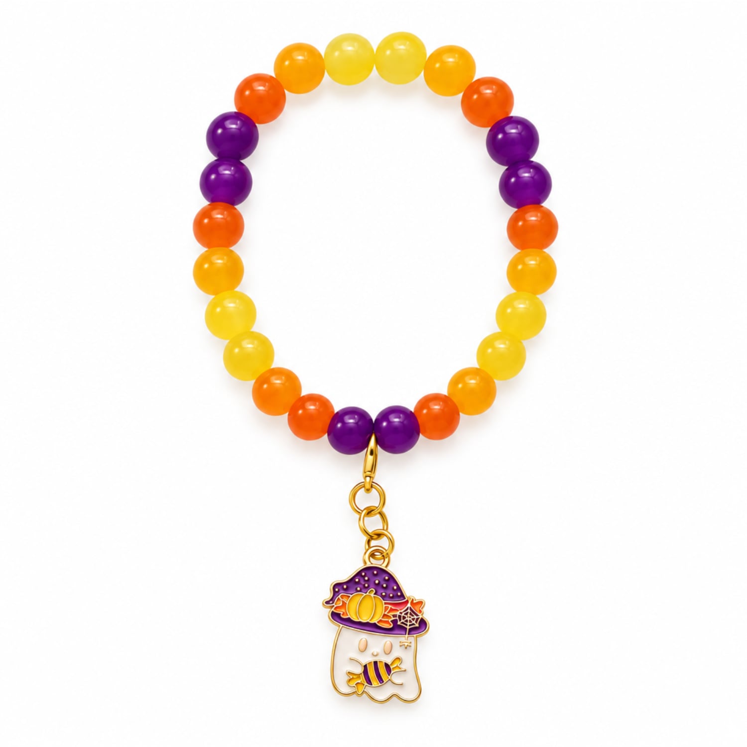 Candy Ghost with Charm (Large Beads)