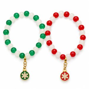 Christmas Bulb Bracelet with Bulb Charm