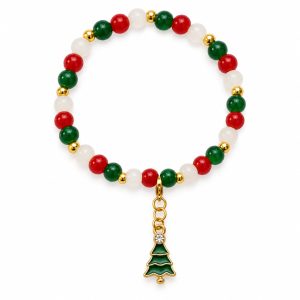 Christmas Tree Bracelet with Tree Charm