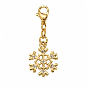 Jeweled Snowflake Charm