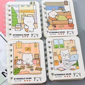 Struggle Bear Notebooks (Set of 4)