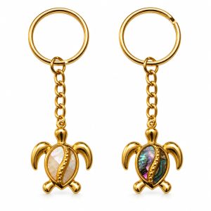 Abalone Sea Turtle Keychain