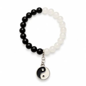 Yin Yang Bracelet with Charm